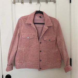 Pink corduroy jacket